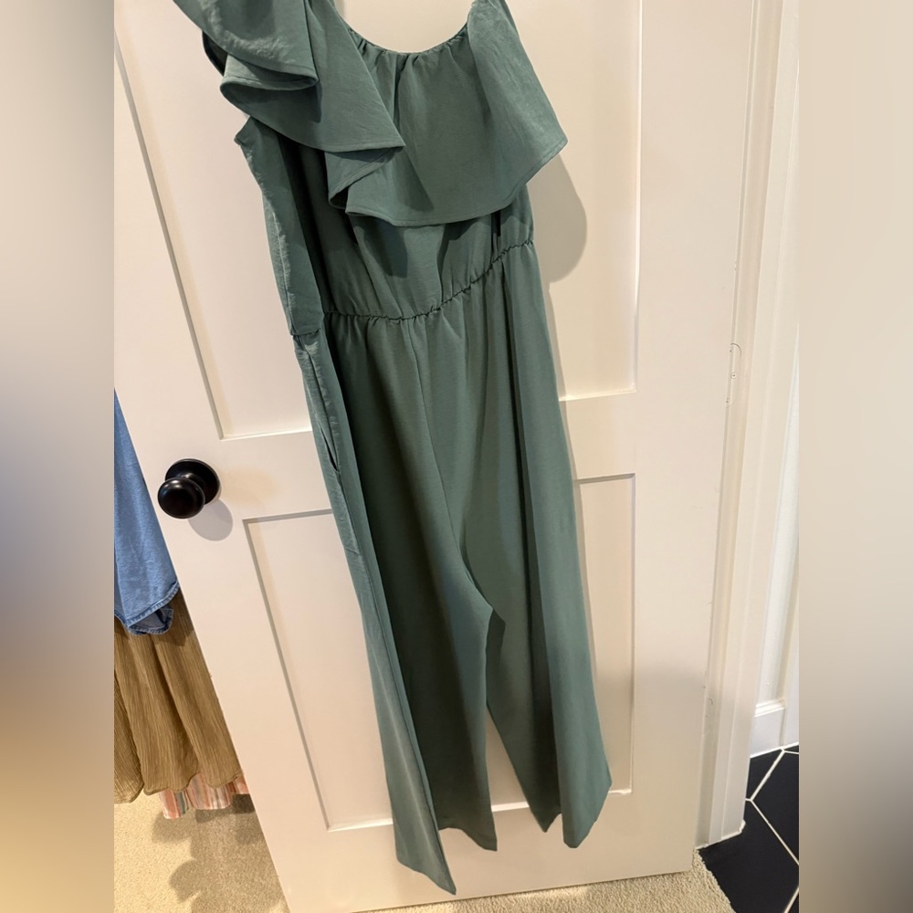 Entro Forest Green Jumpsuit
